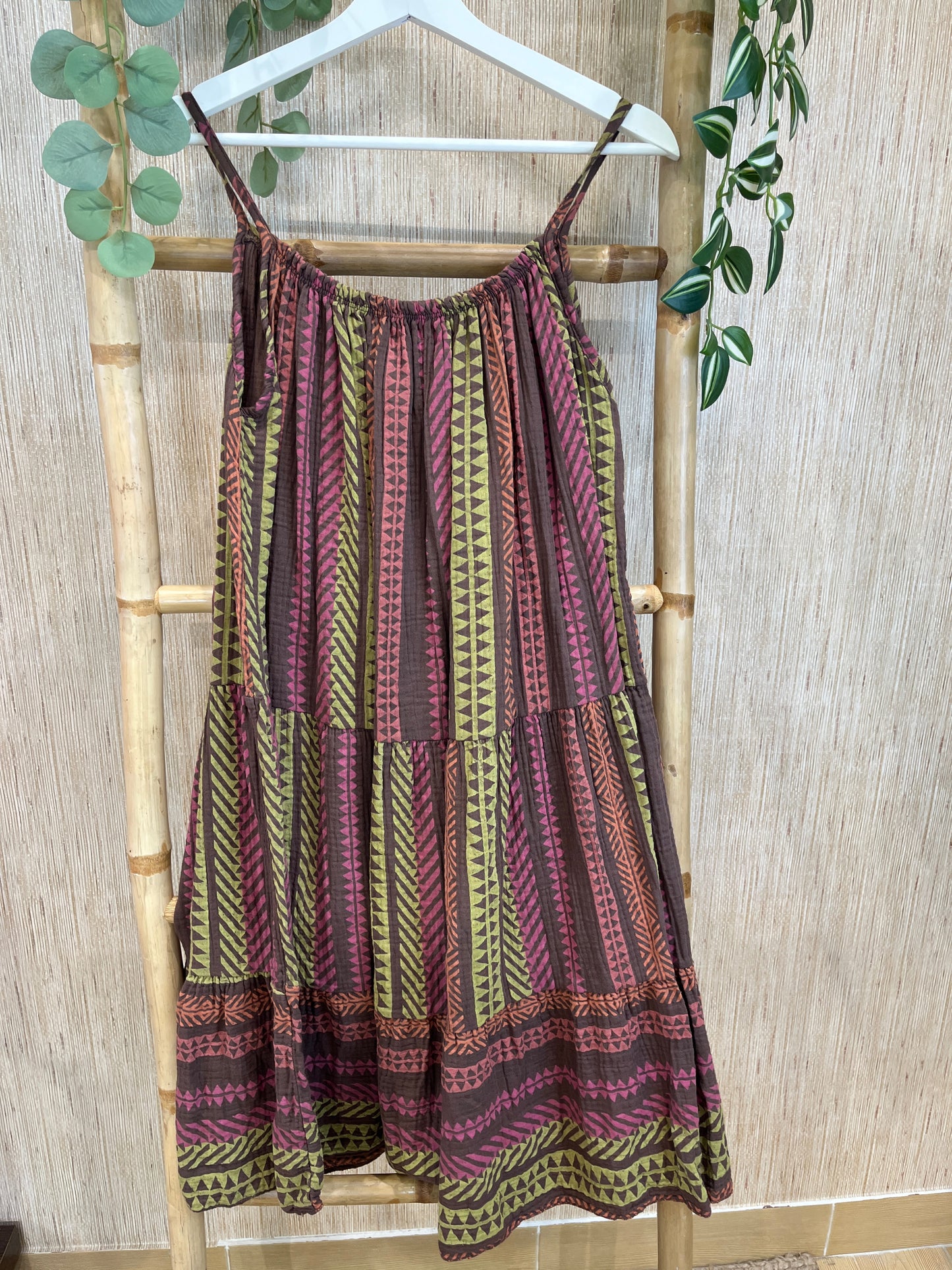 VESTIDO MOCHA ÉTNICO