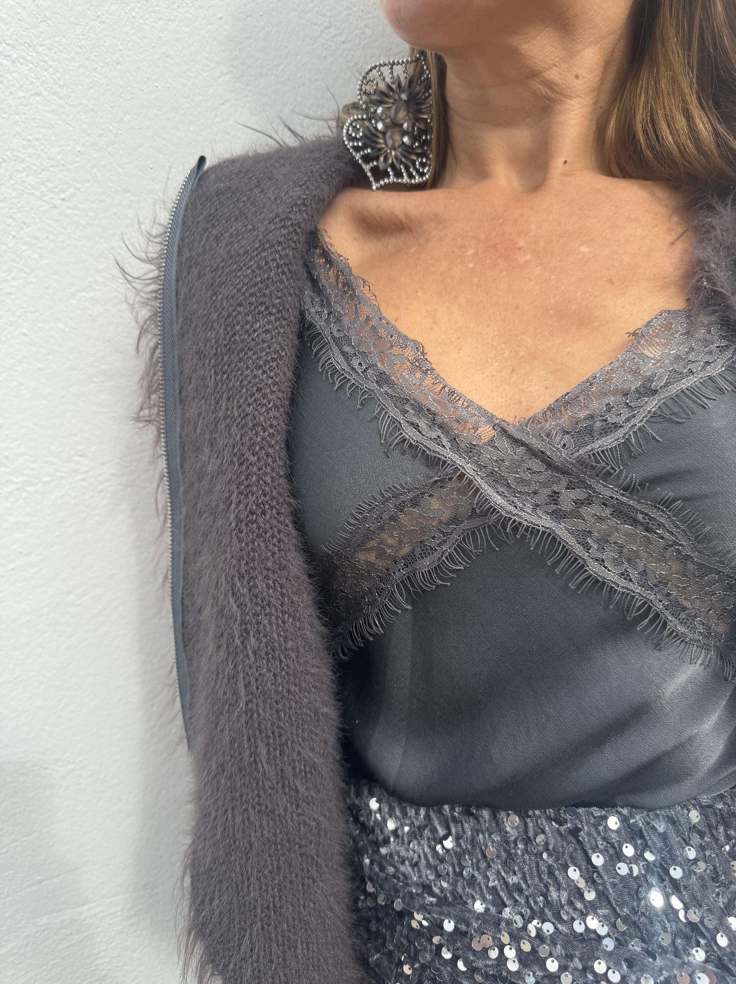 BLUSA LENCERA ENCAJE