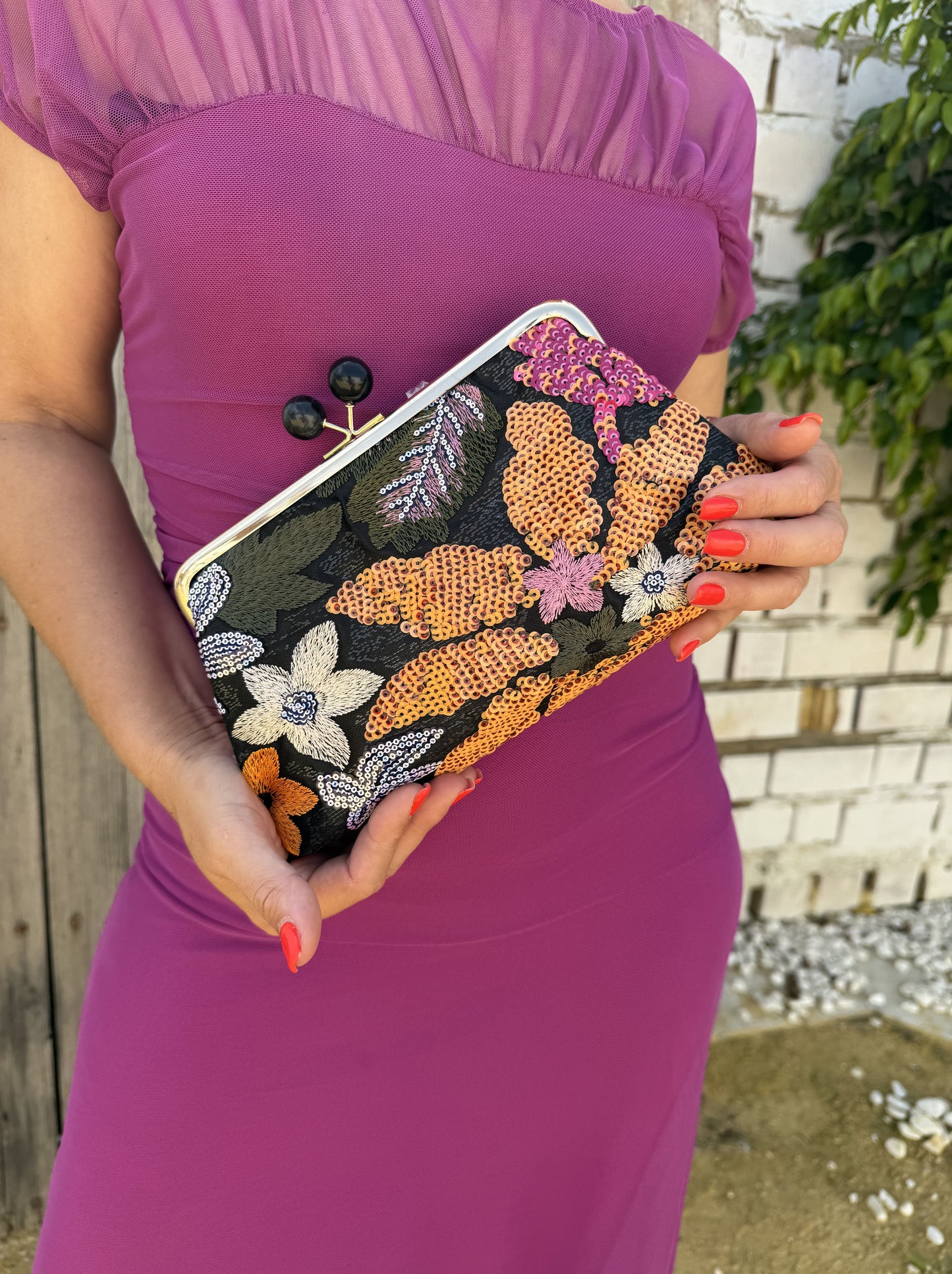 BOLSO CLIP PEDRERÍA