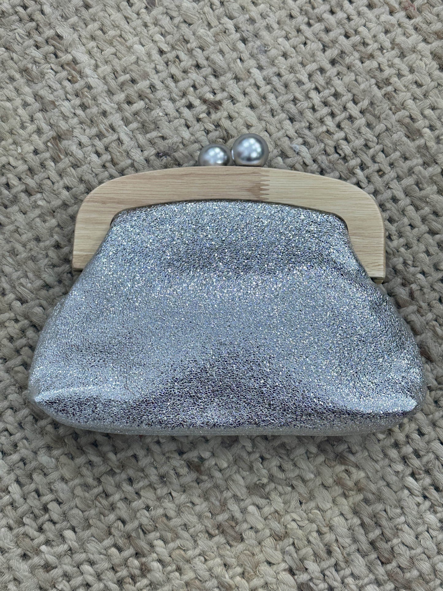 BOLSO MADERA METALIZADO