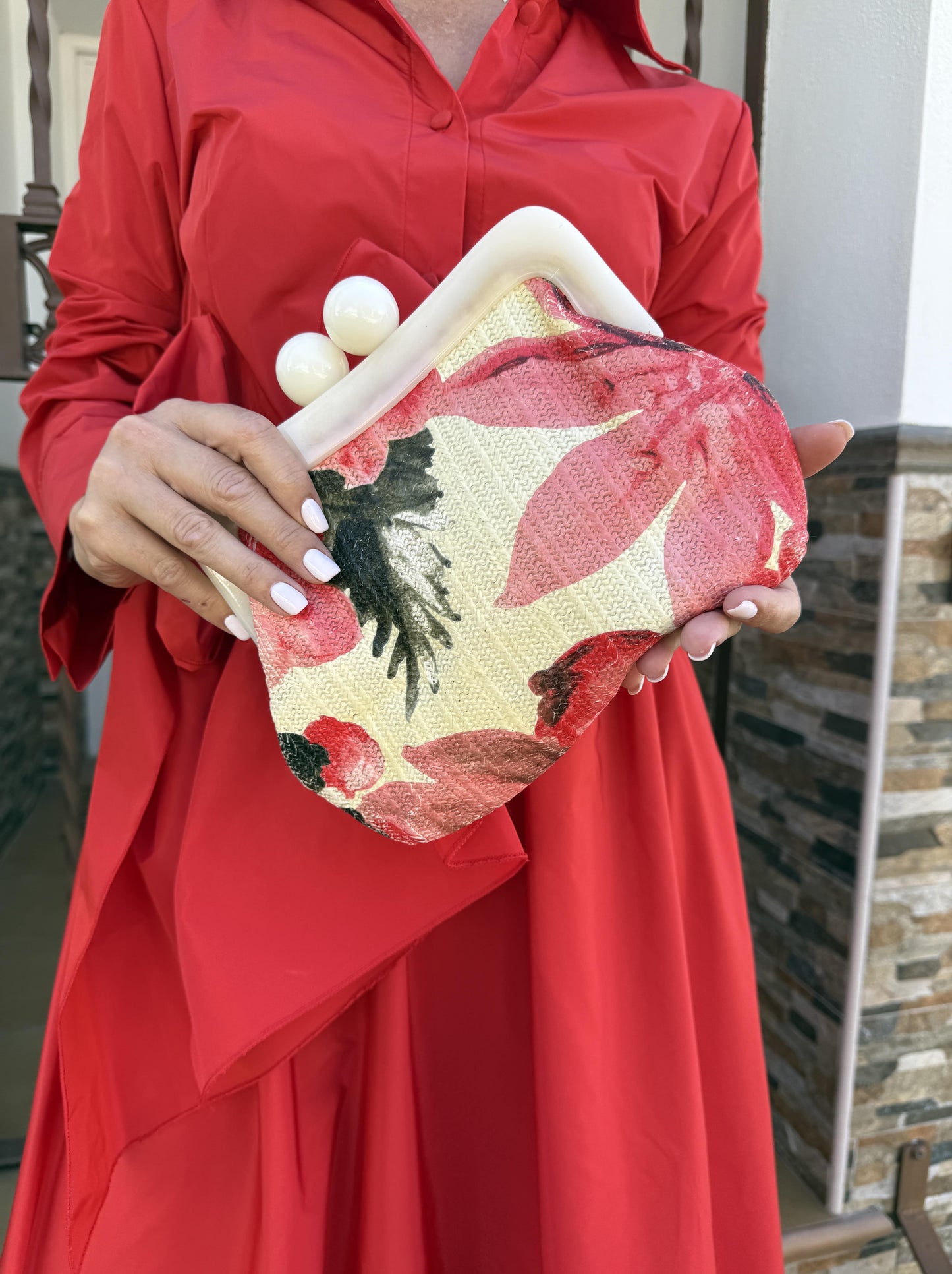 SACO FLOR RÁFIA