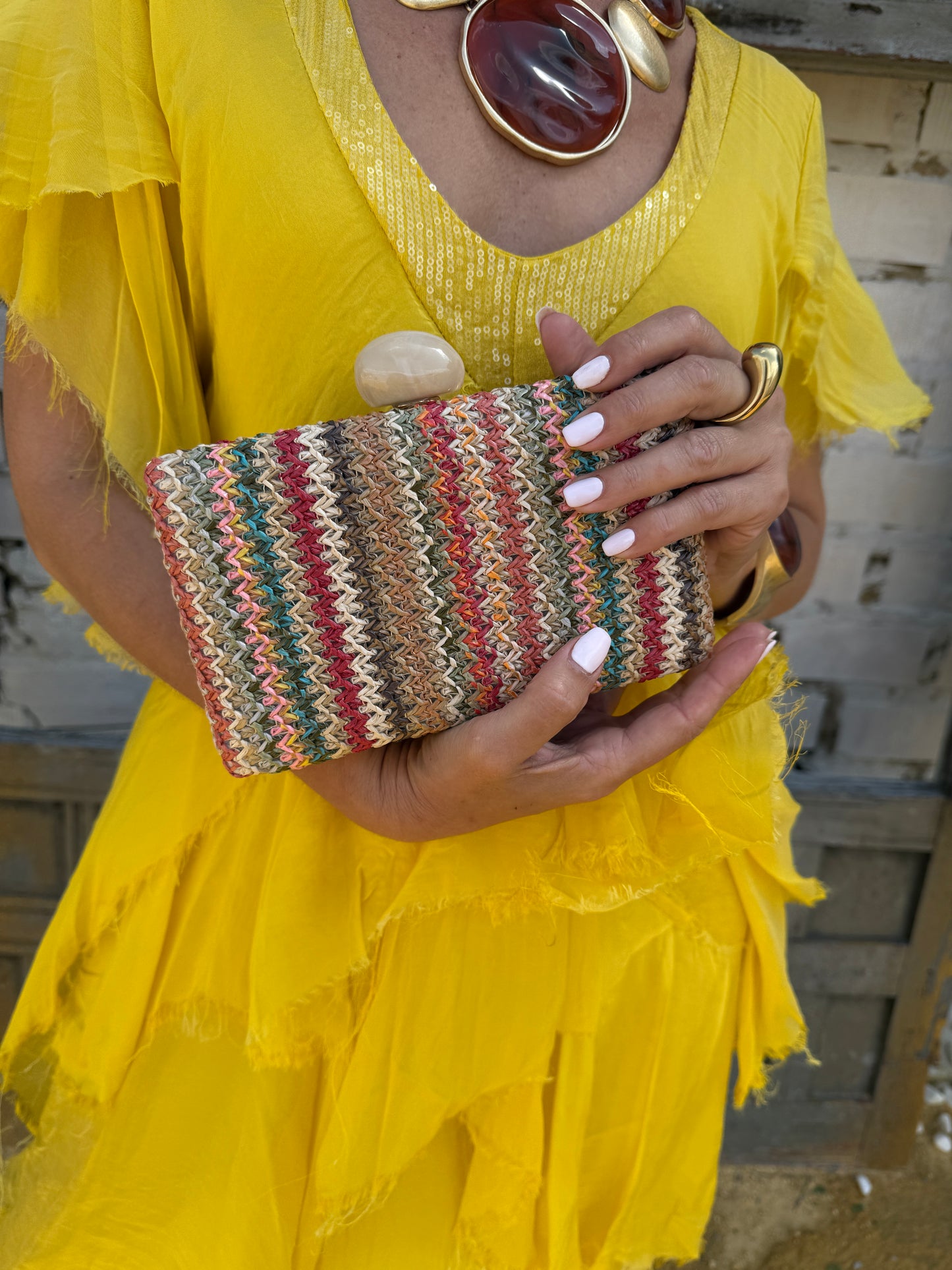 BOLSO RAFIA RÍGIDO