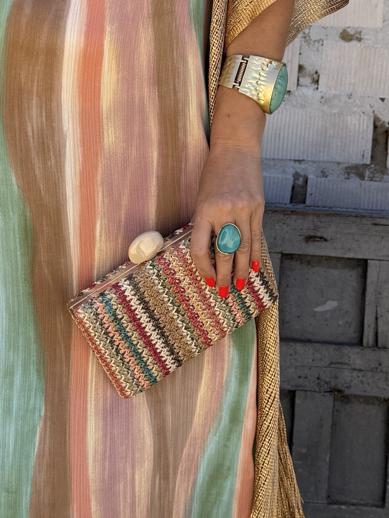 BOLSO RAFIA RÍGIDO