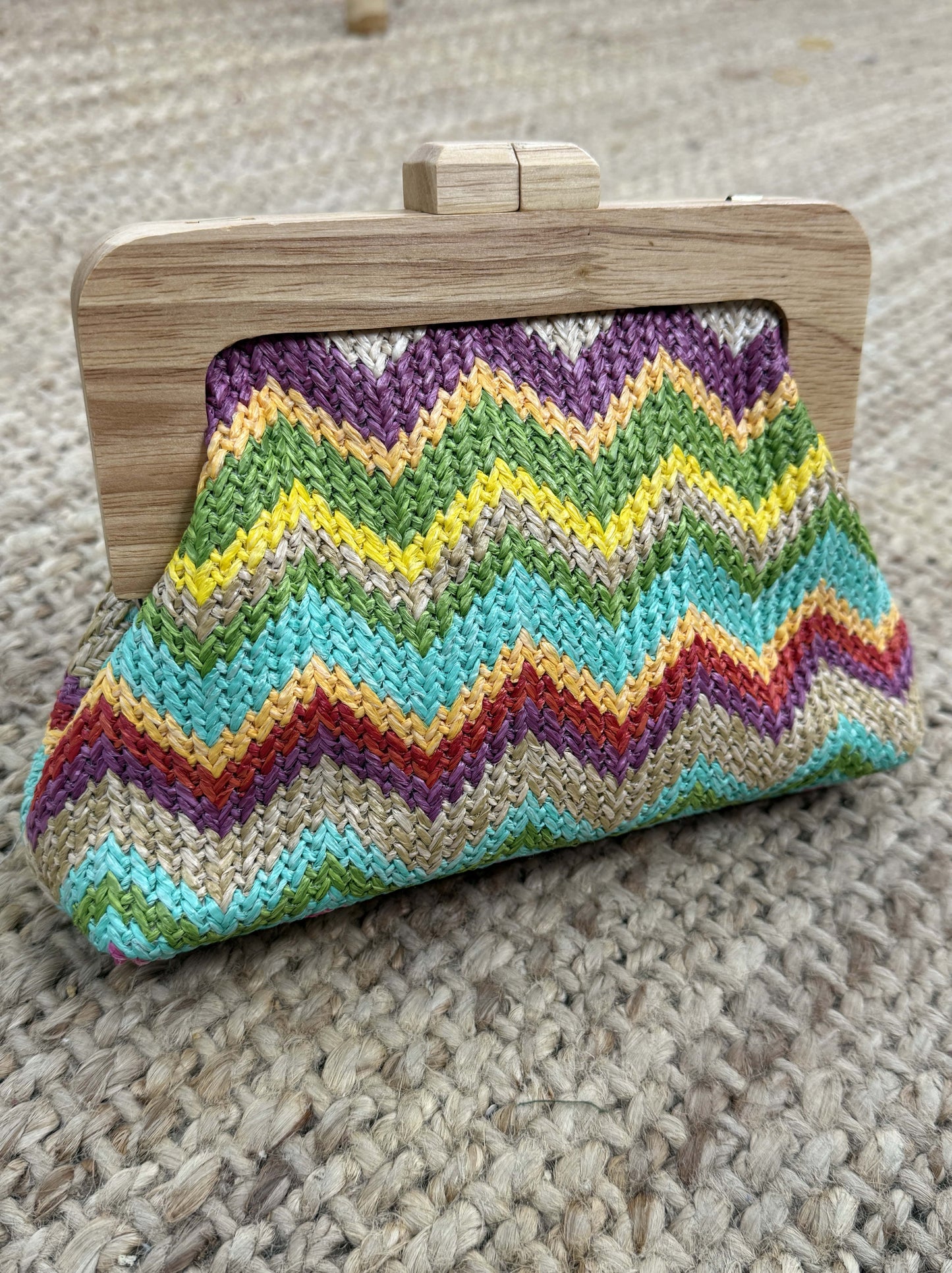 BOLSO RAFIA ZIGZAG