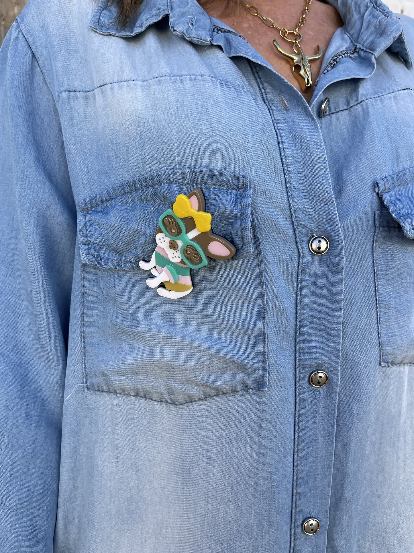BROCHE RESINA