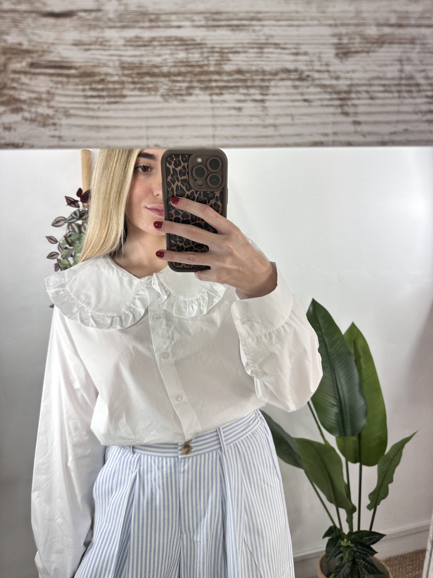 CAMISA BLANCA BABERO