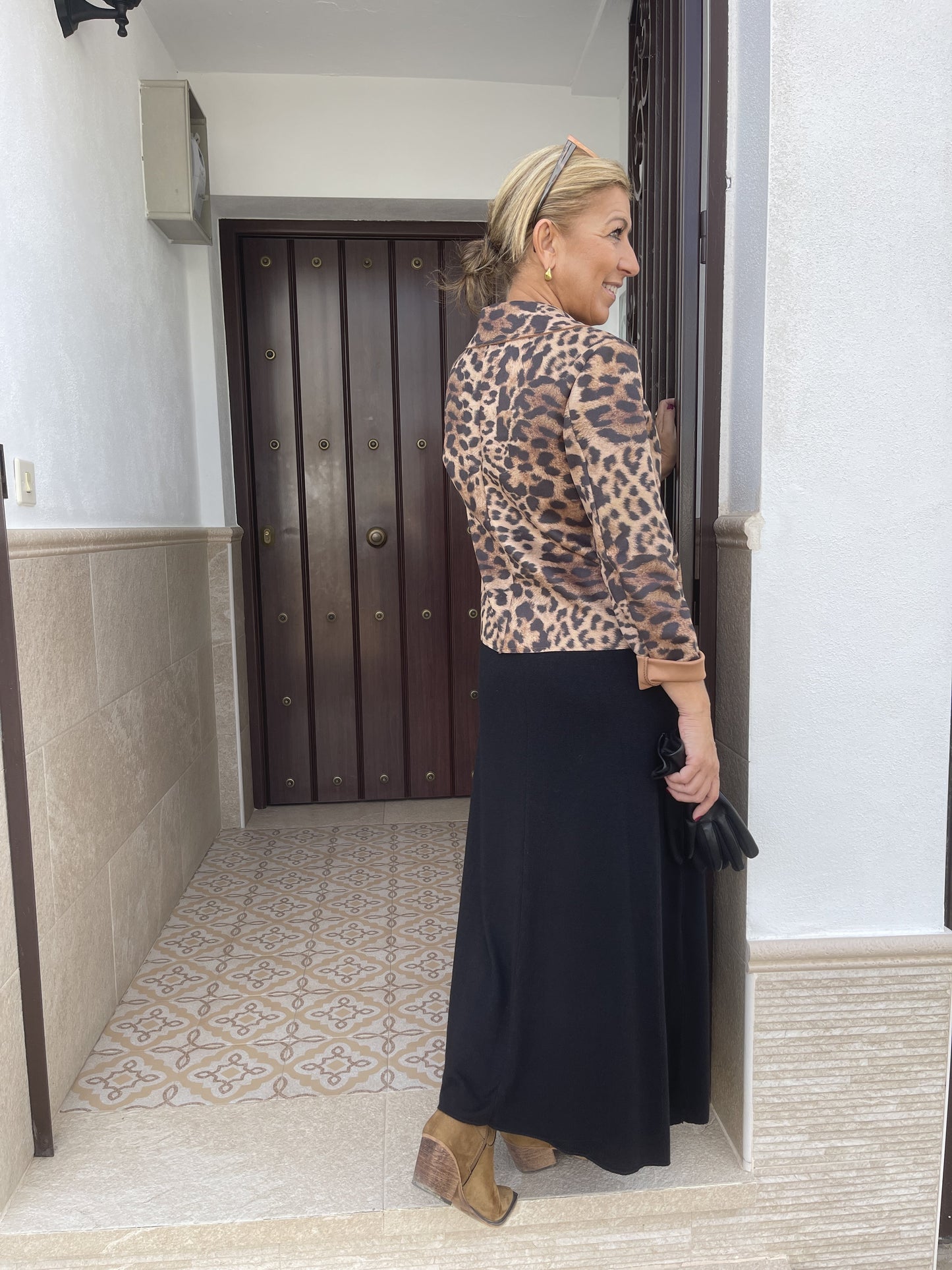 JAQUETA LEOPARDO DE CAMURÇA