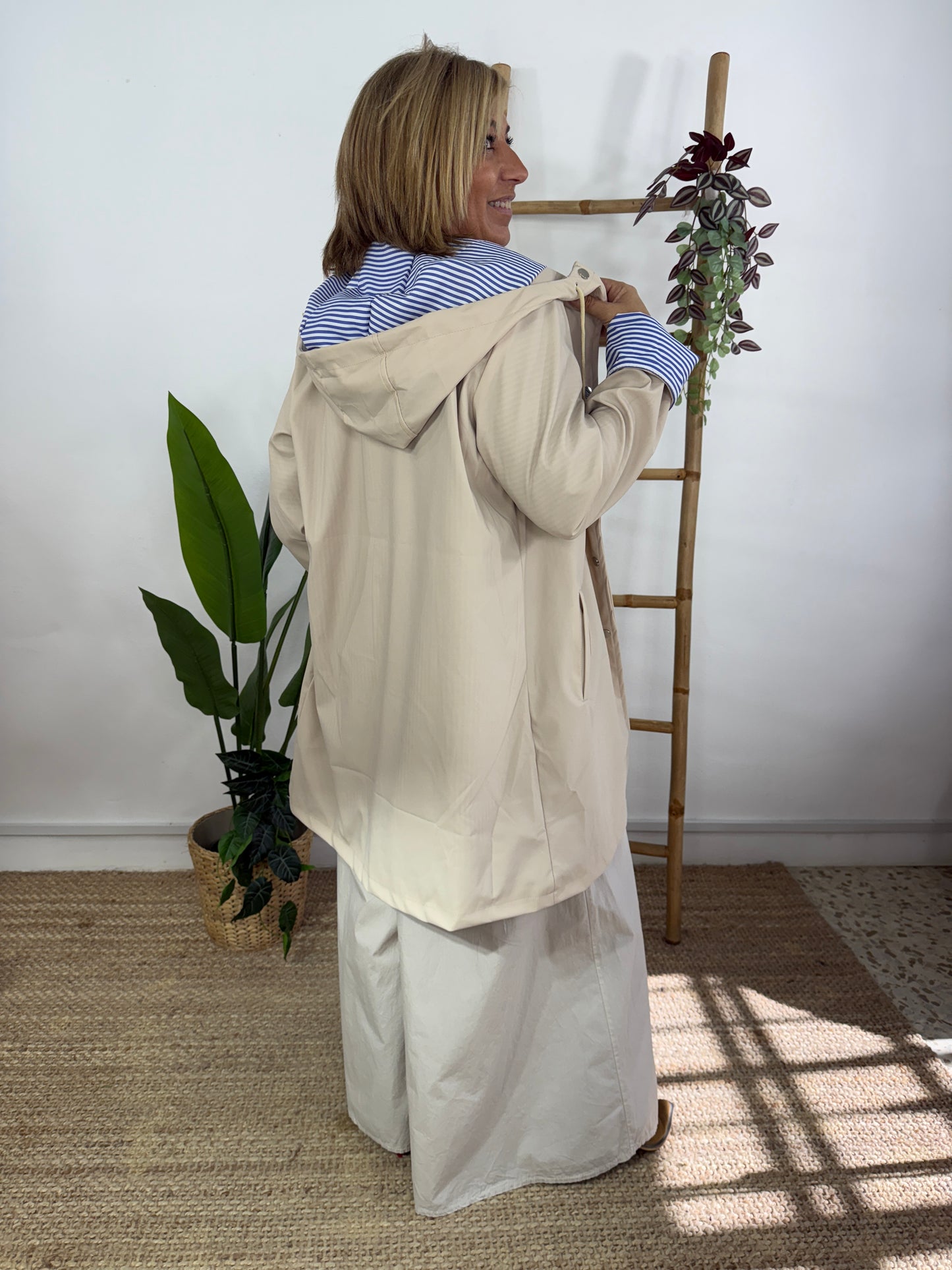 CHUBASQUERO FORRO RAYAS