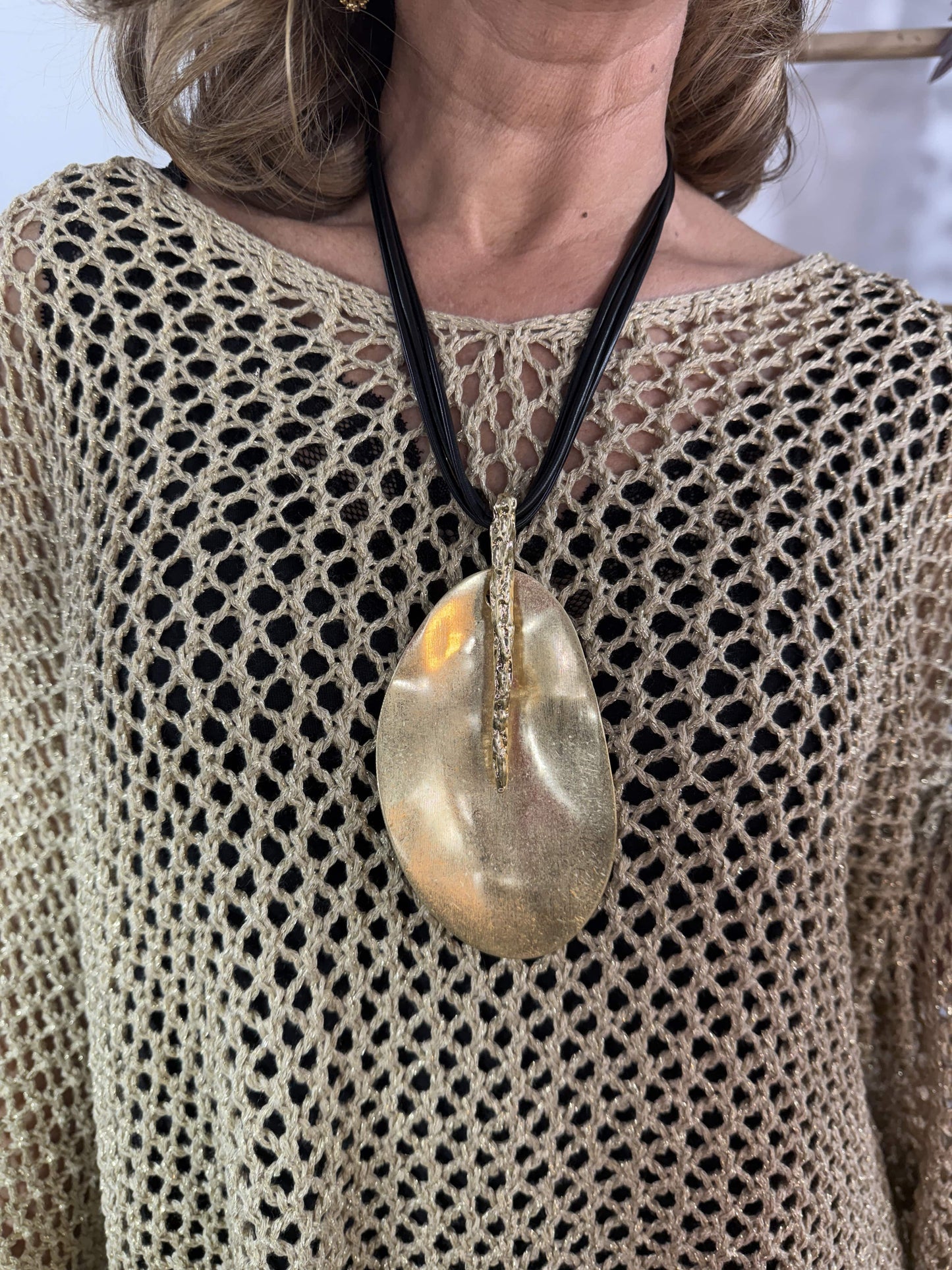 COLLAR COLA RATÓN CONCHA MAXI