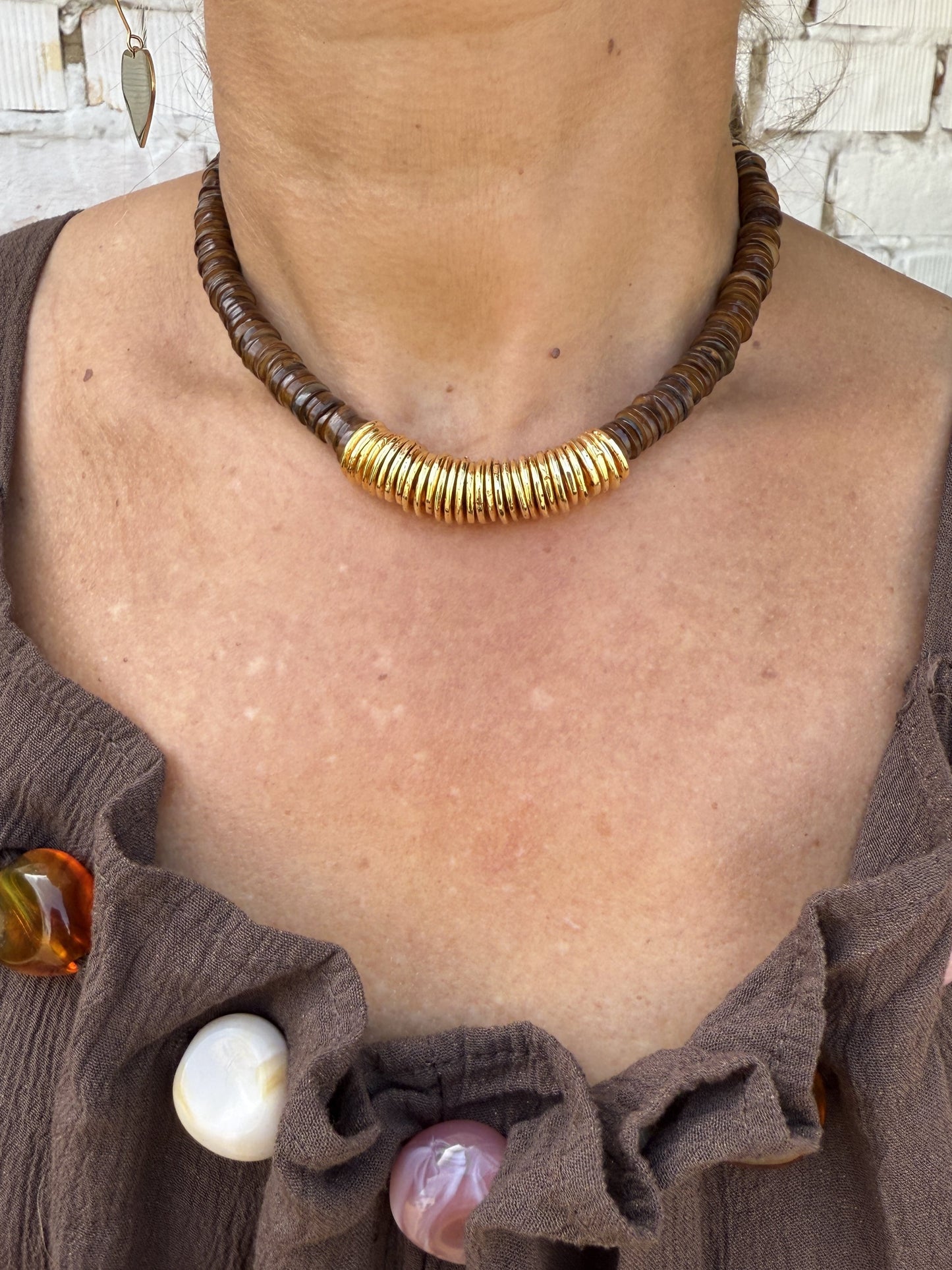 COLLAR ABALORIOS PLANOS
