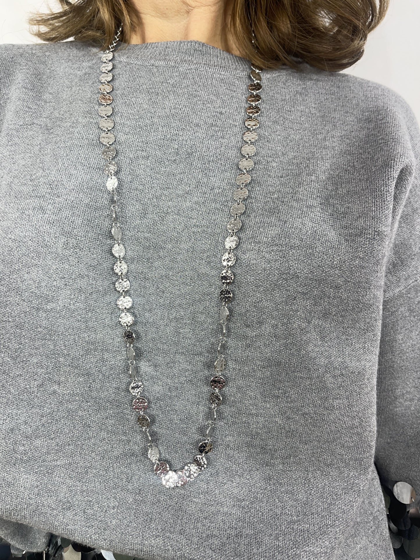COLLAR LARGO CÍRCULOS