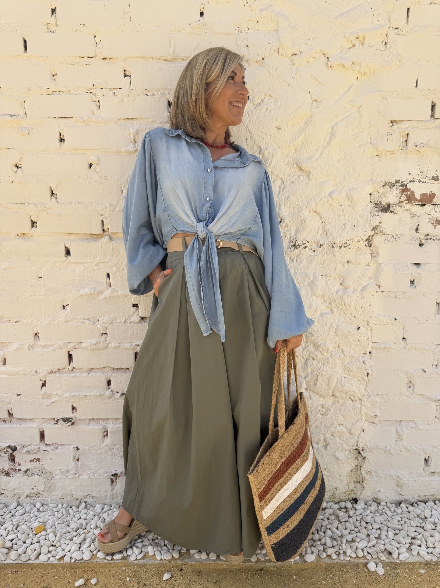 PANTALÓN ANCHO PINZA