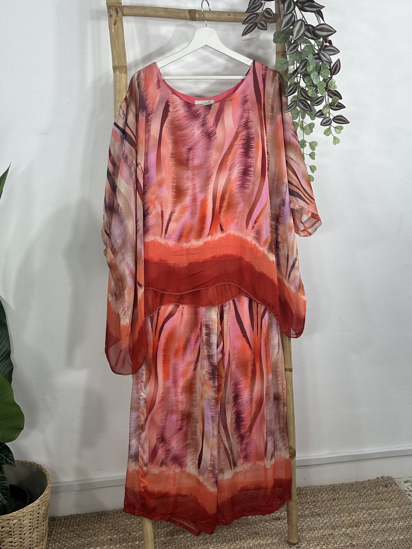 CONJUNTO SEDA ESTAMPADO