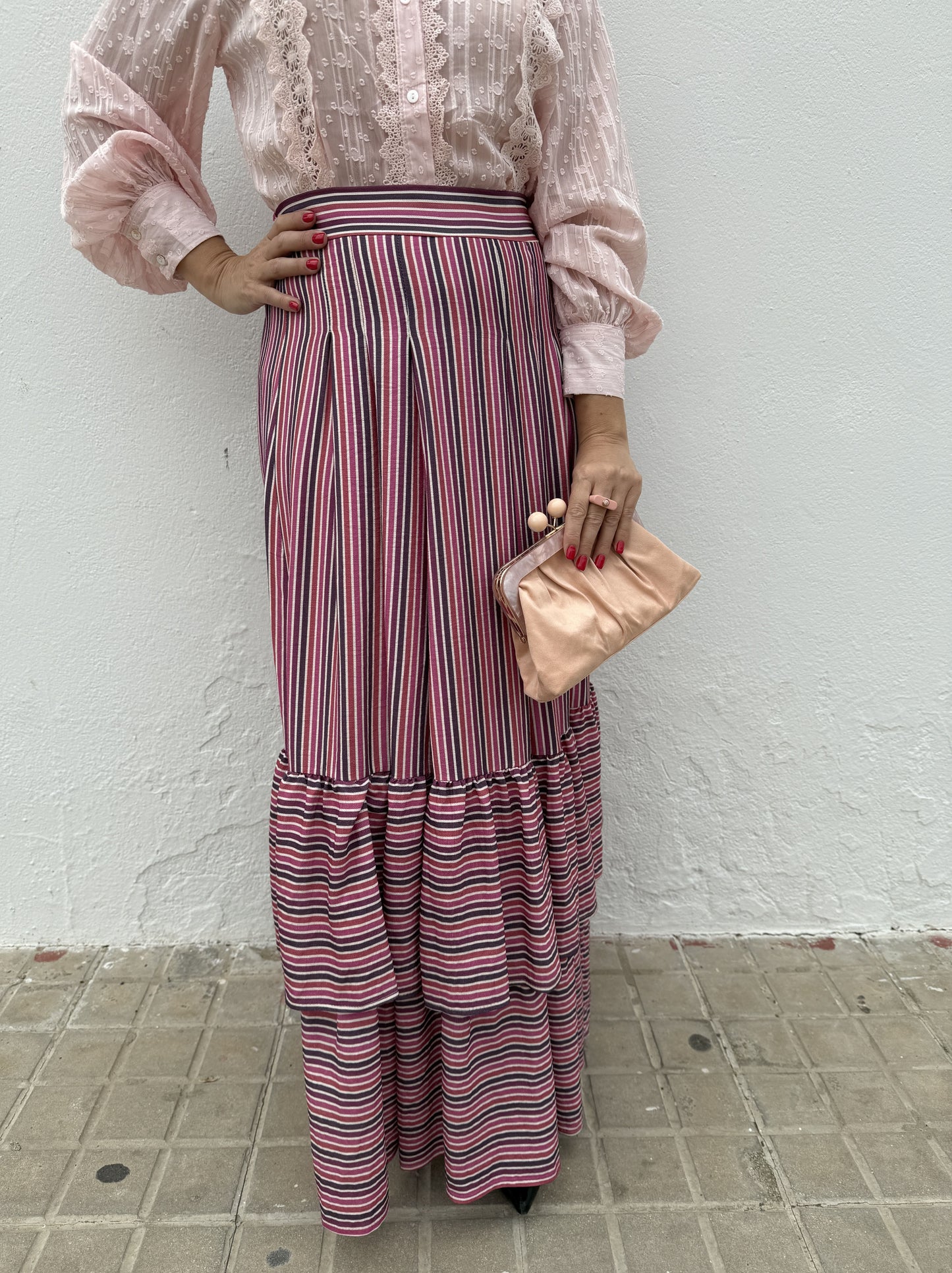 FALDA RAYAS VOLANTES