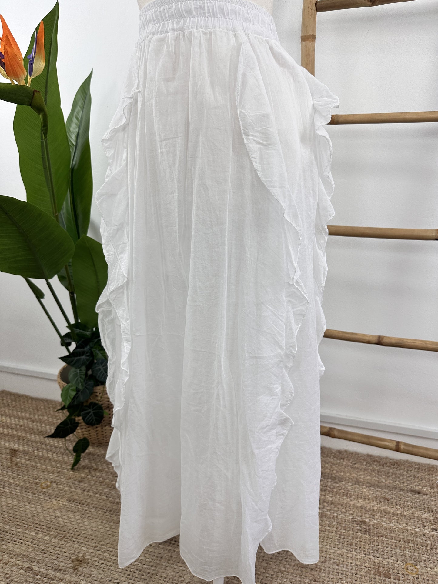 FALDA VOLANTES LATERALES