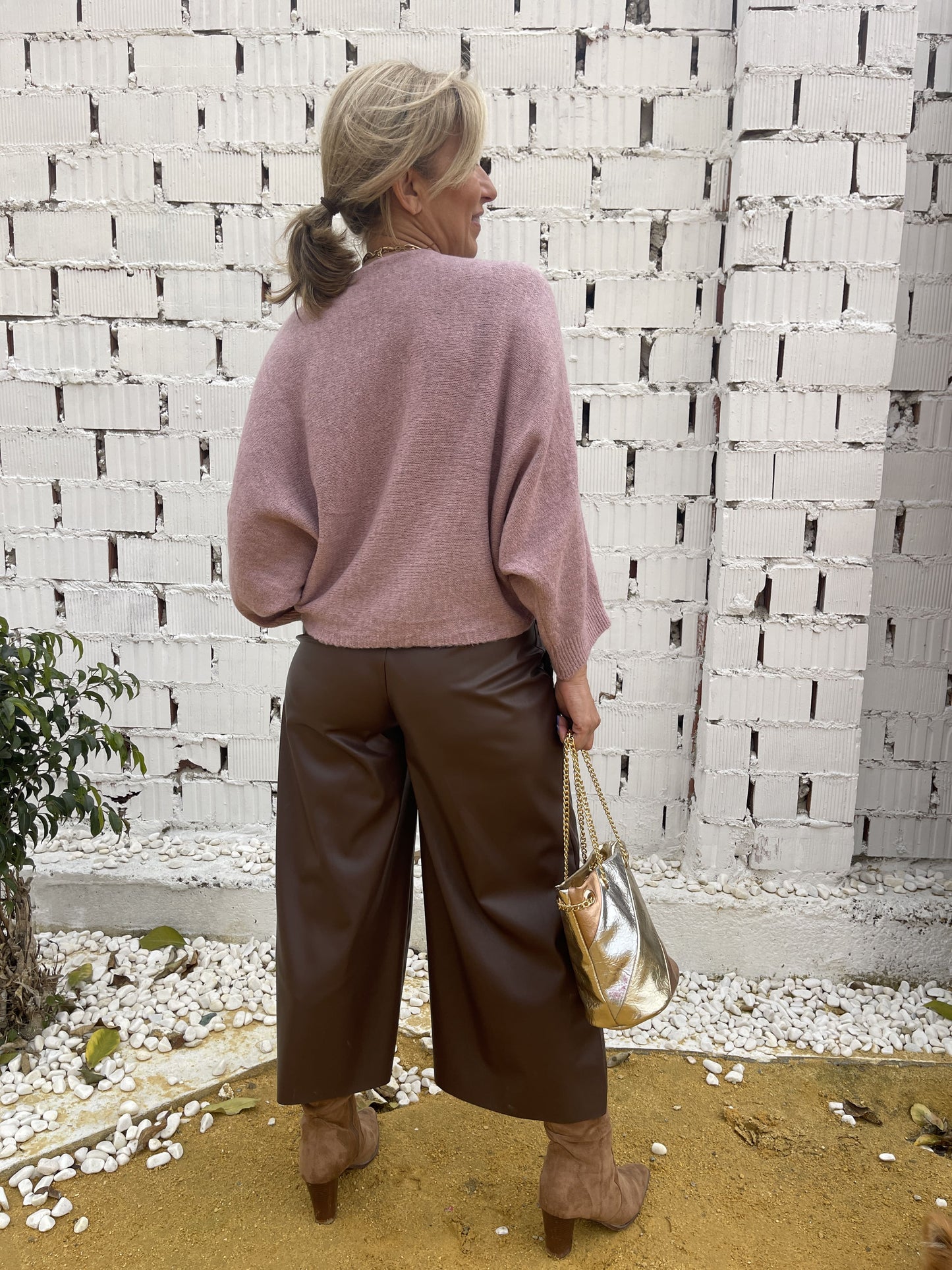 PANTALÓN CULOTTE POLIPIEL