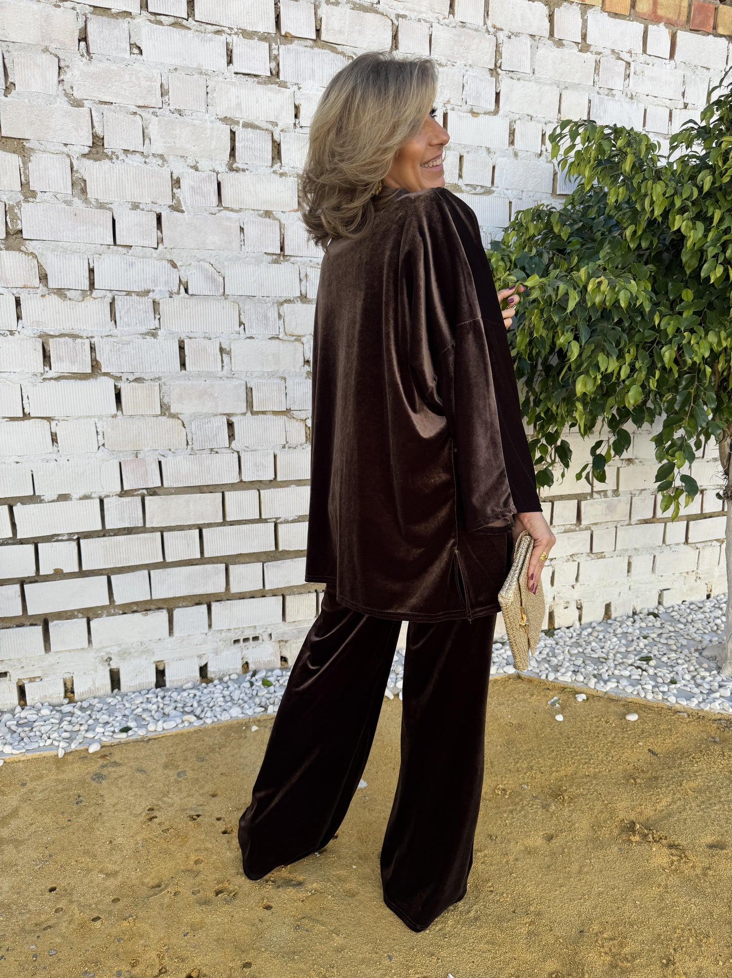 VELVET PANTS