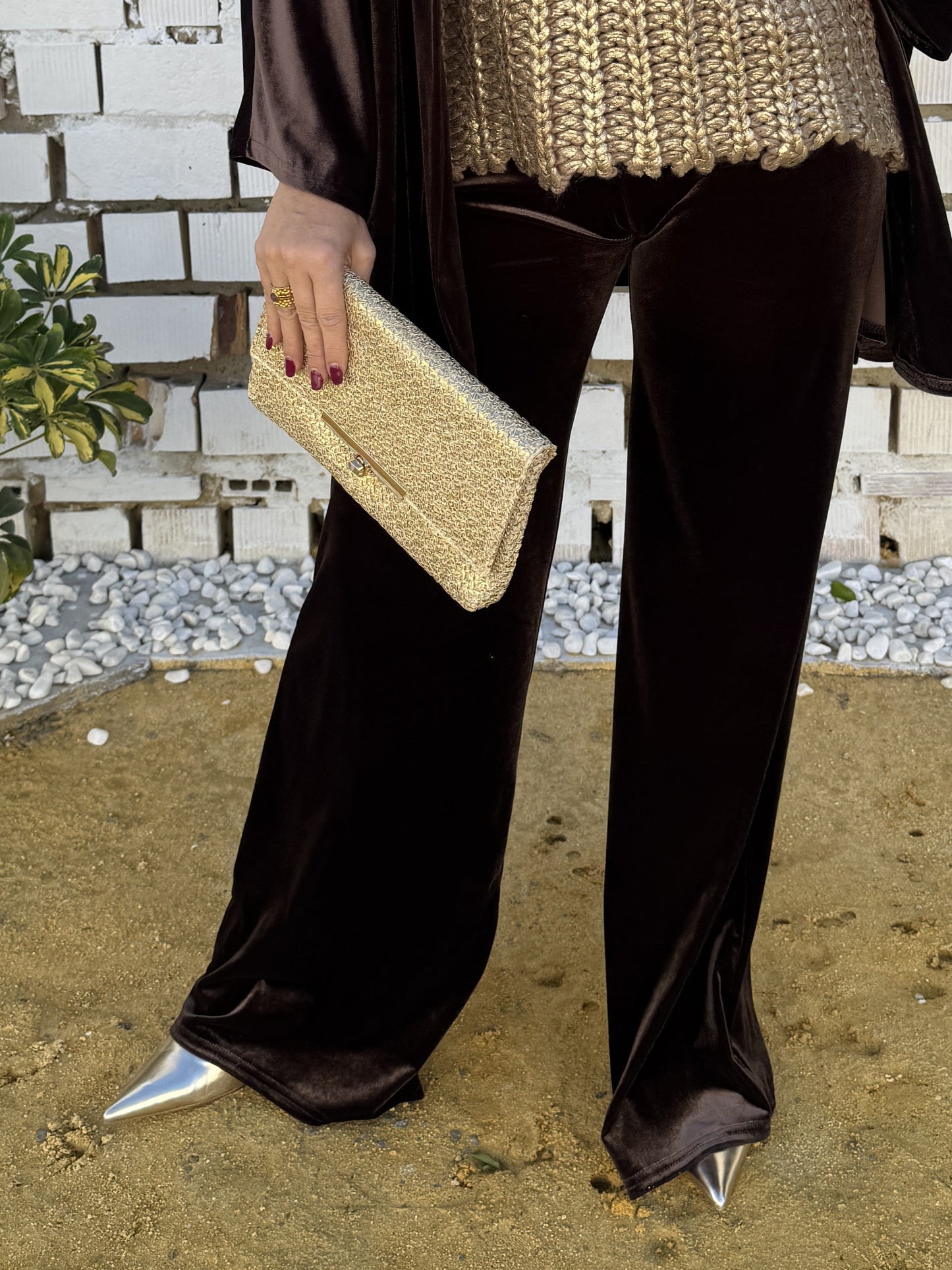VELVET PANTS