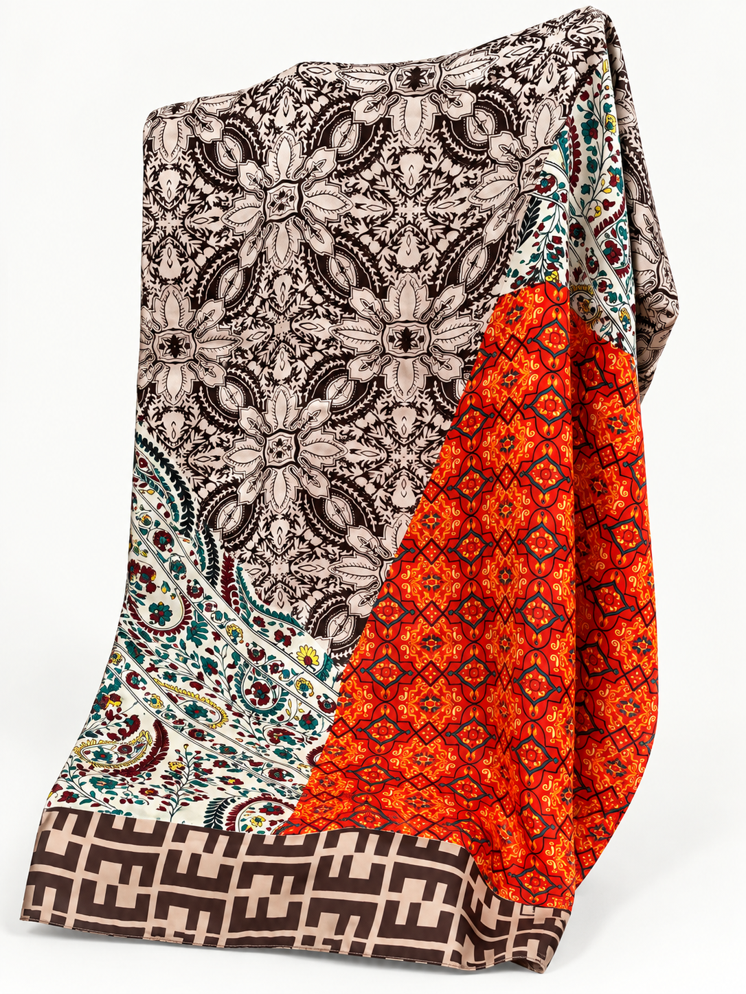 FULAR ESTAMPADO FLORES