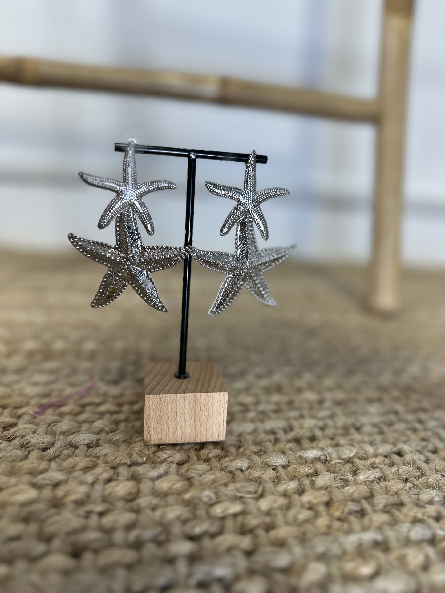 DOUBLE STAR EARRING