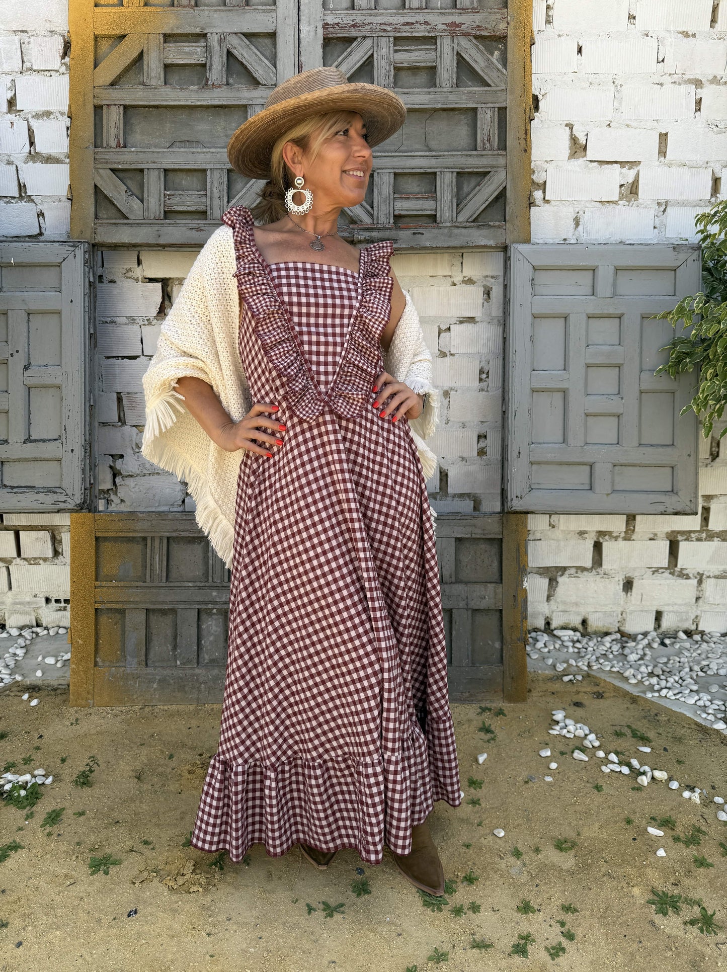 VESTIDO QUEIMADOR VICHY