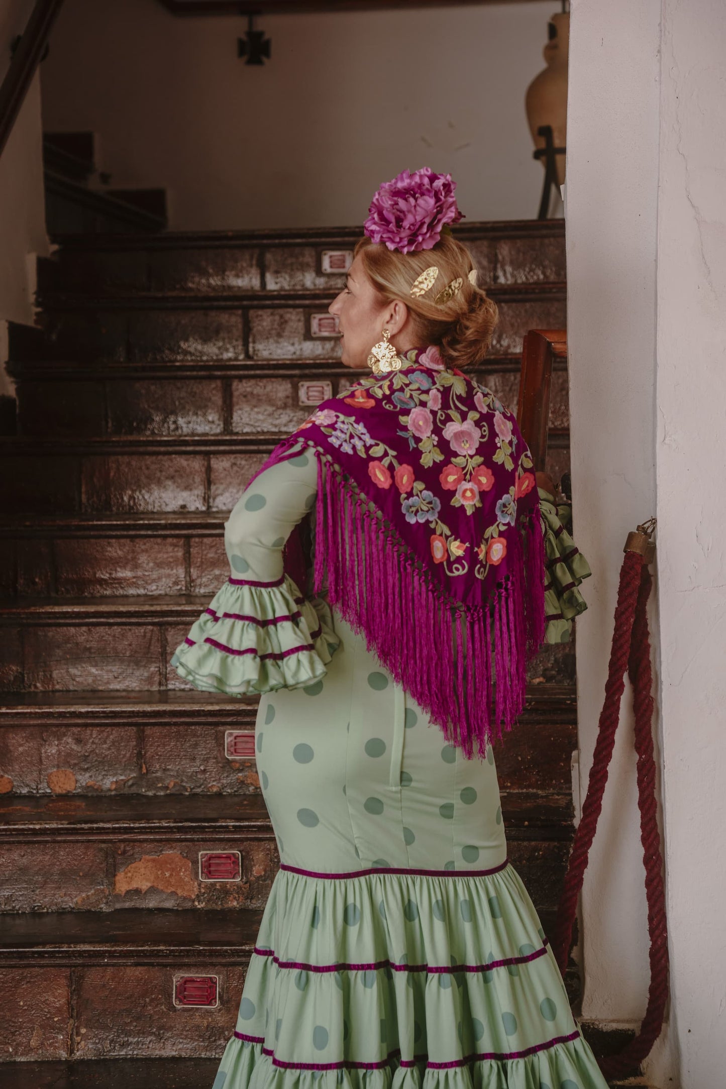 TRAJE CANASTERO LUNARES
