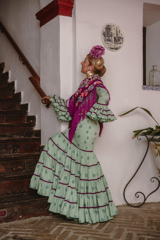 TRAJE CANASTERO LUNARES