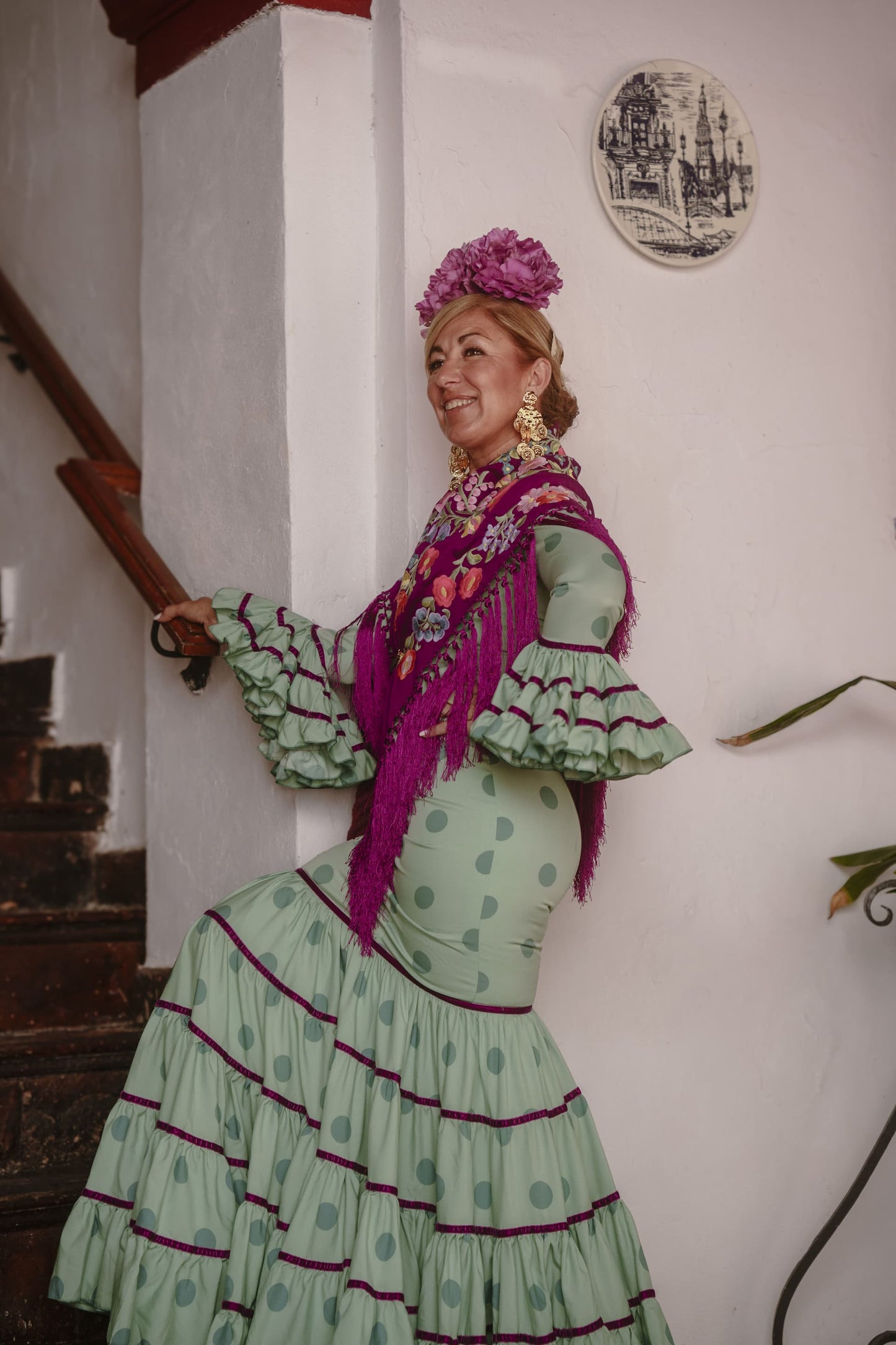 TRAJE CANASTERO LUNARES