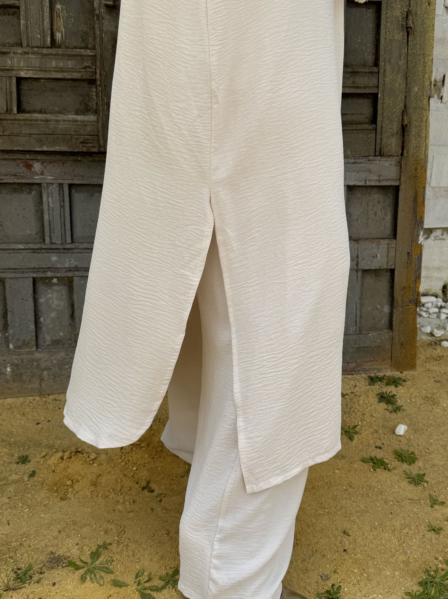 TRAJE CHAQUETA LARGO