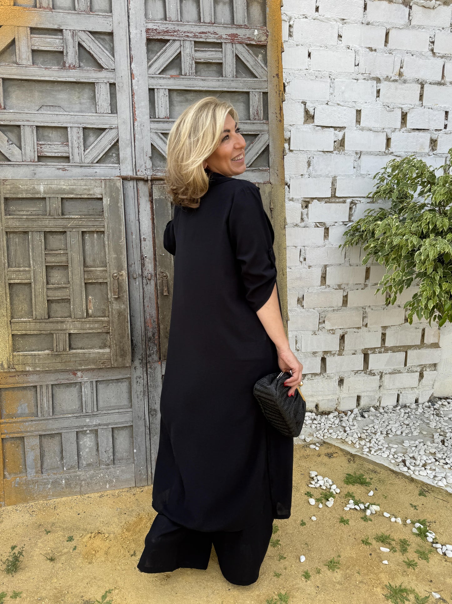 TRAJE CHAQUETA LARGO