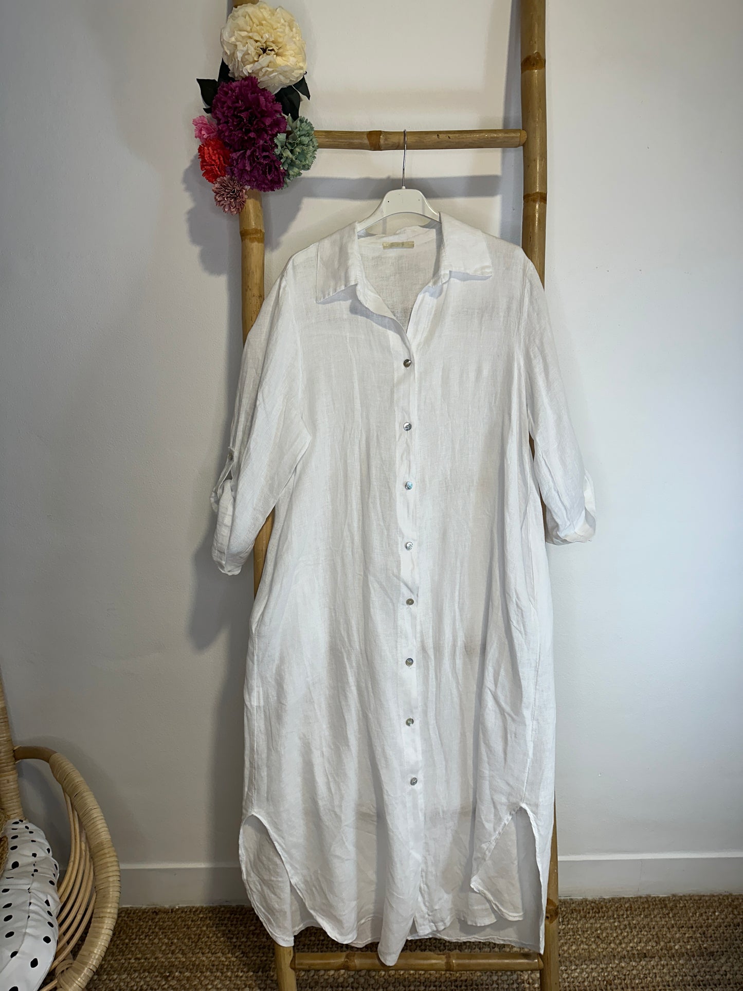 VESTIDO CAMISA DE LINHO