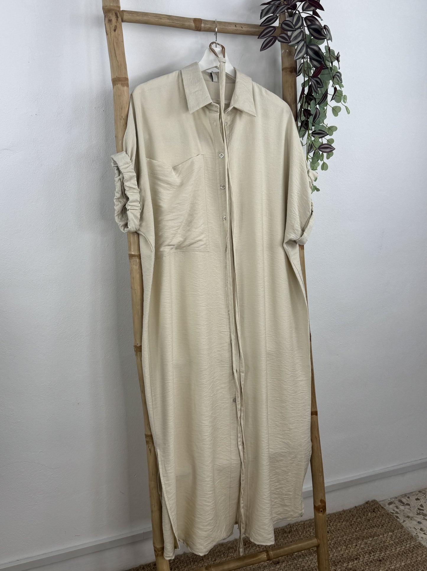 VESTIDO CAMISERO GOMA