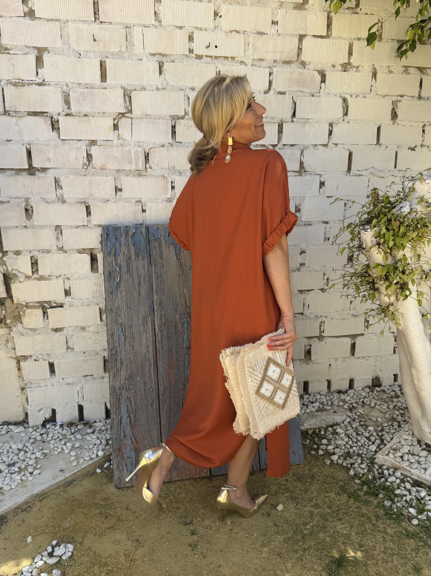 VESTIDO CAMISERO GOMA