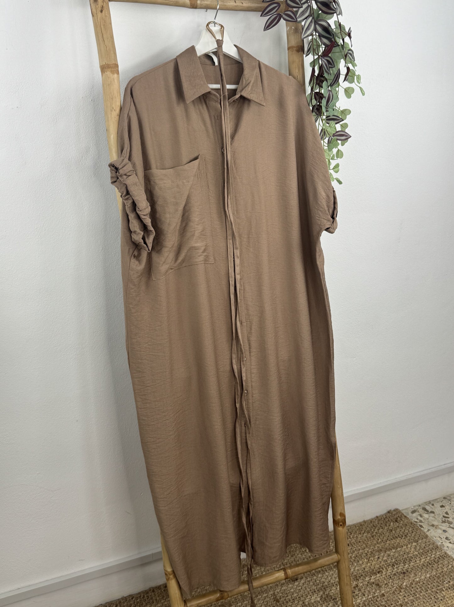 VESTIDO CAMISERO GOMA