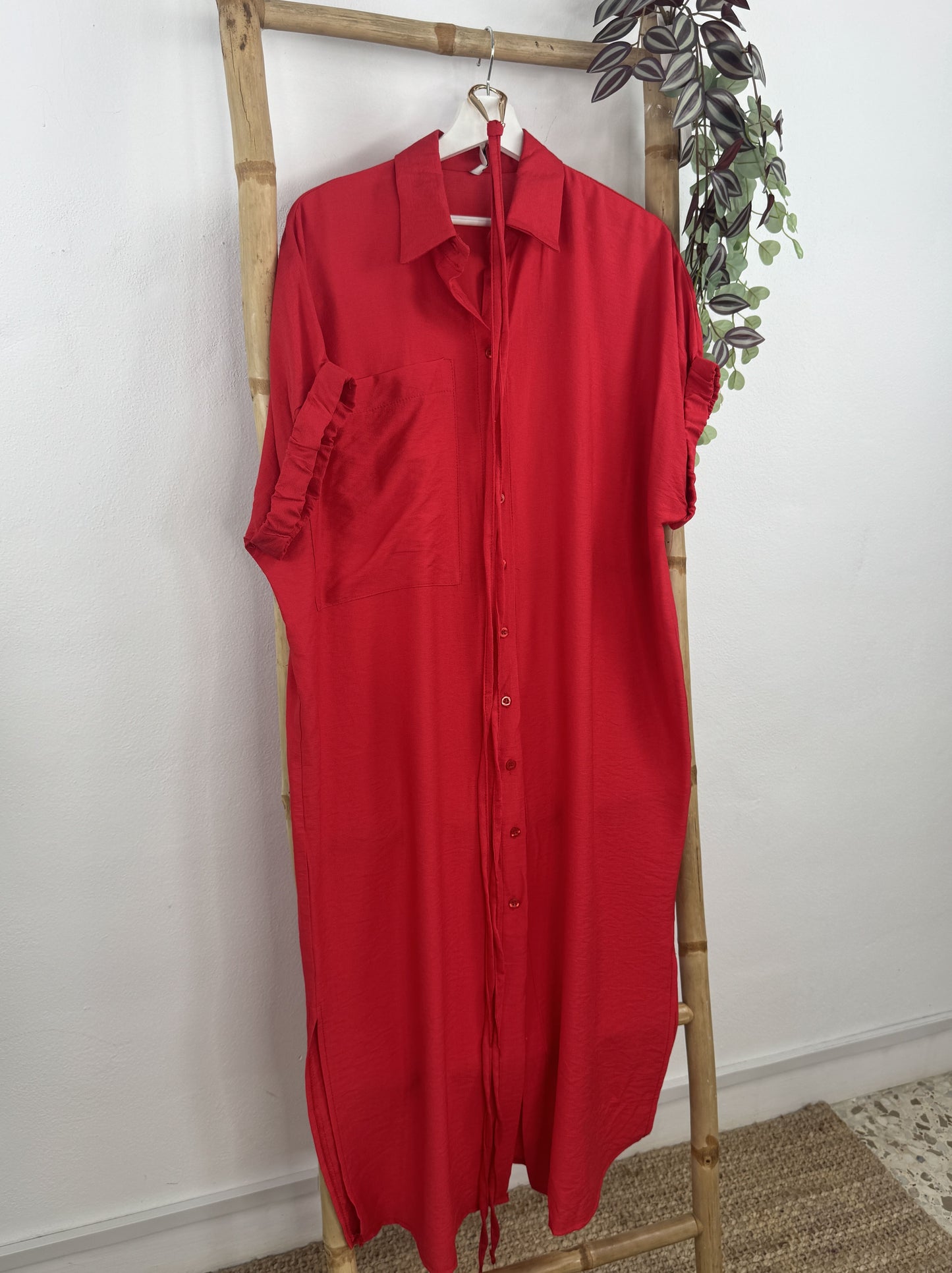 VESTIDO CAMISERO GOMA