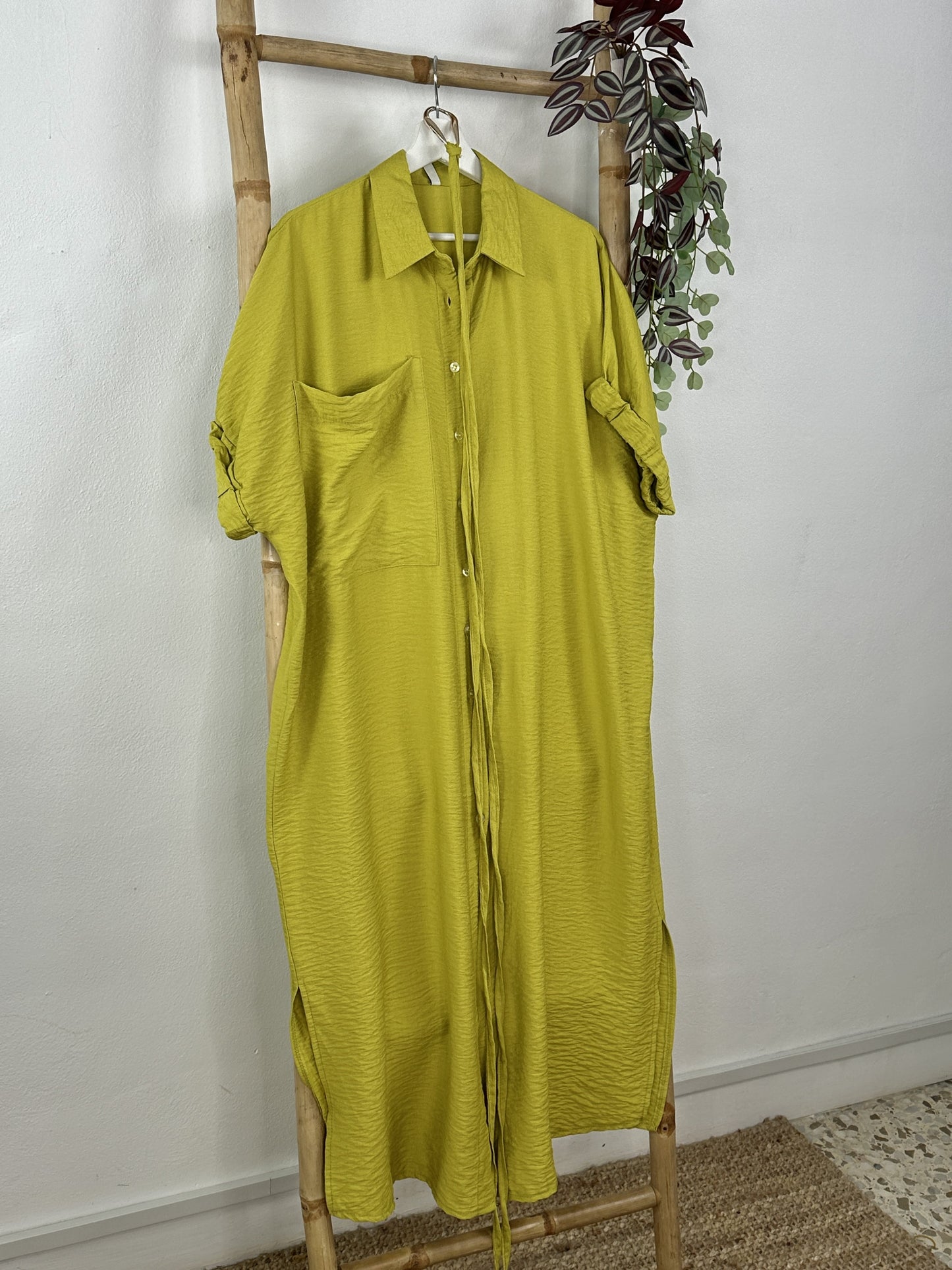 VESTIDO CAMISERO GOMA
