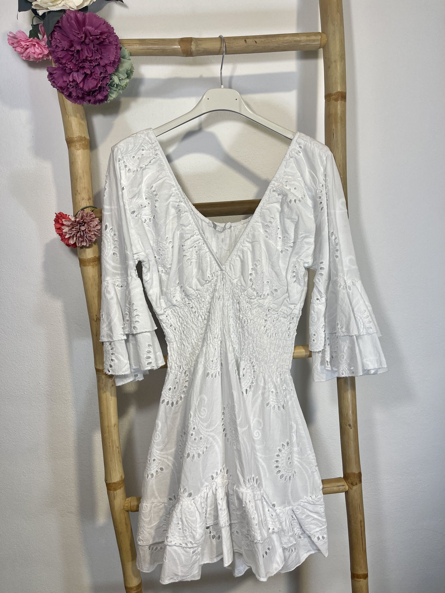 VESTIDO TELA PERFORADA