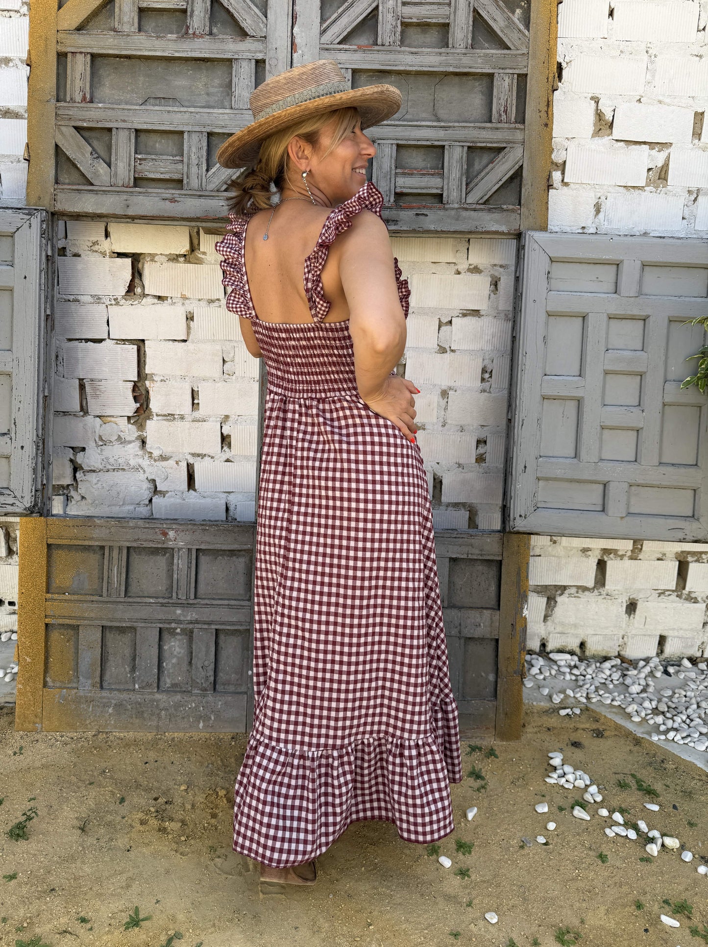 VESTIDO QUEIMADOR VICHY