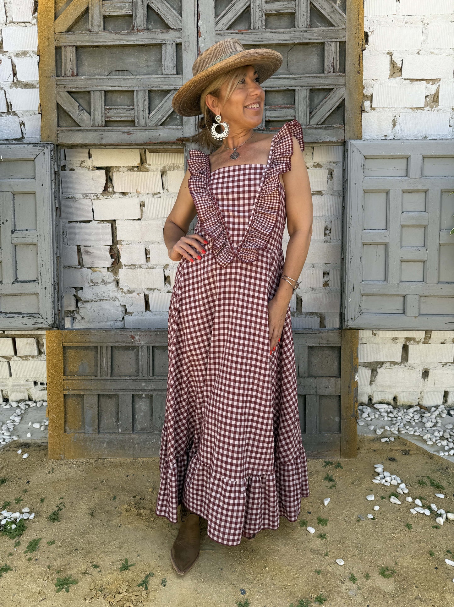 VESTIDO QUEIMADOR VICHY