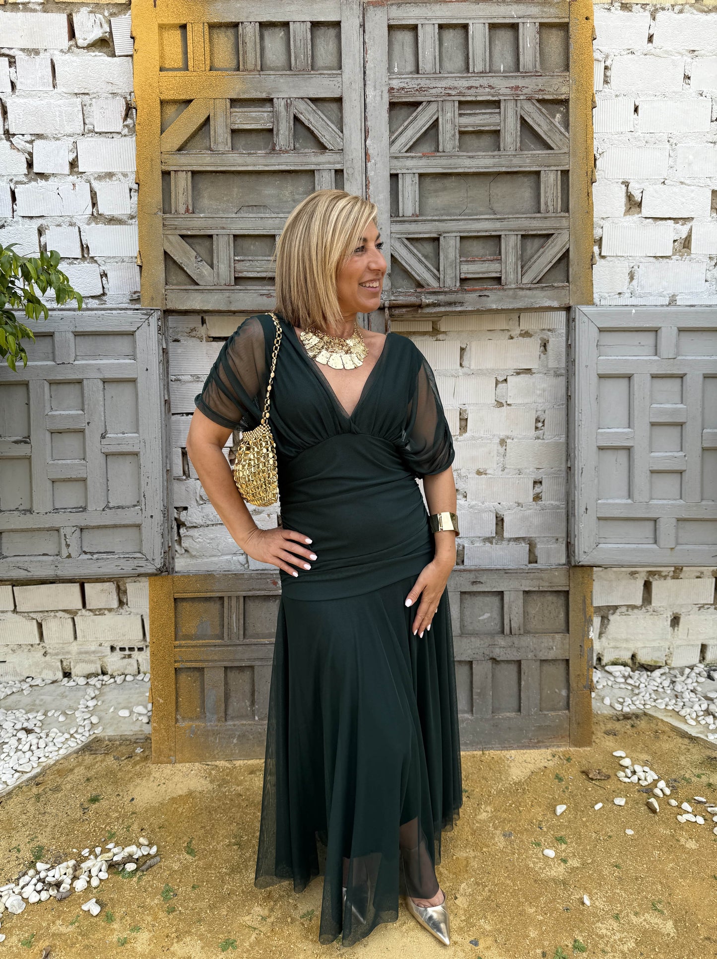 VESTIDO TUL LARGO