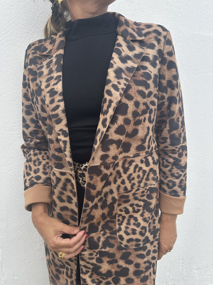 ABRIGO ANTELINA ANIMAL PRINT