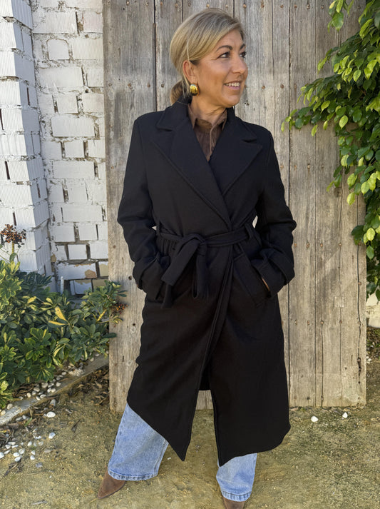 ABRIGO LARGO CÁRDIGAN