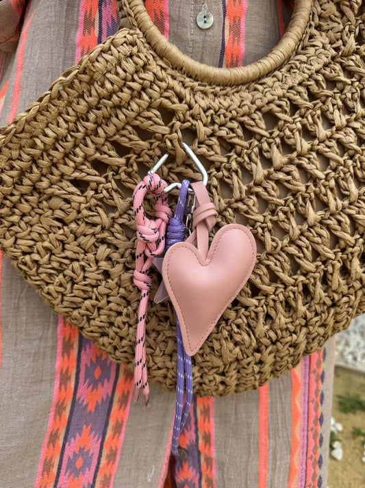 ACCESORIO BOLSO/LLAVERO CORAZÓN