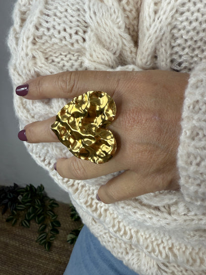 ANEL DE CORAÇÃO DE ALÍVIO