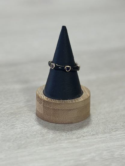 ANILLO ESMALTADO CORAZÓN