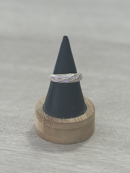 ANILLO ESMALTADO ROMBOS