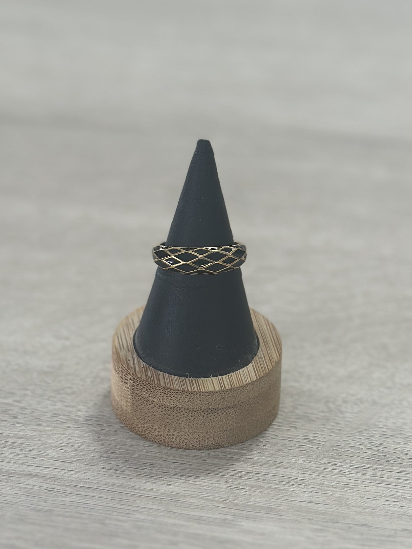 ANILLO ESMALTADO ROMBOS