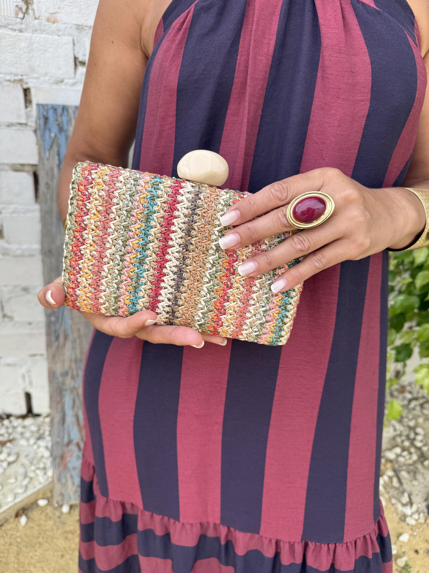 BOLSO RAFIA RÍGIDO