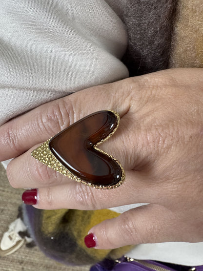 ANILLO PIEDRA CORAZÓN