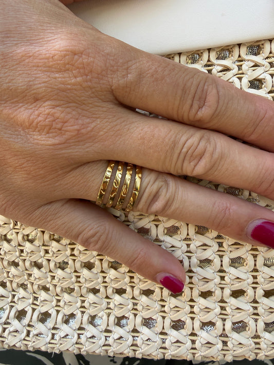 ANILLO RAYAS RELIEVE